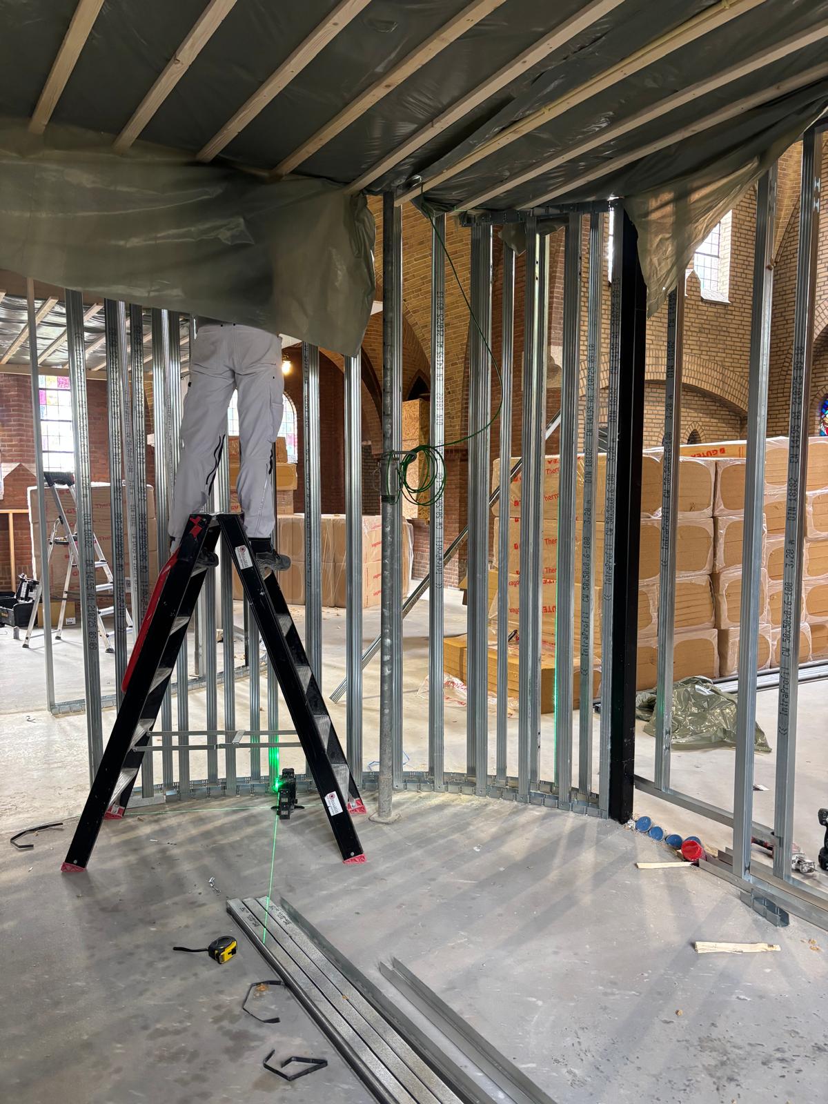 Wanden verhuurbare ruimtes