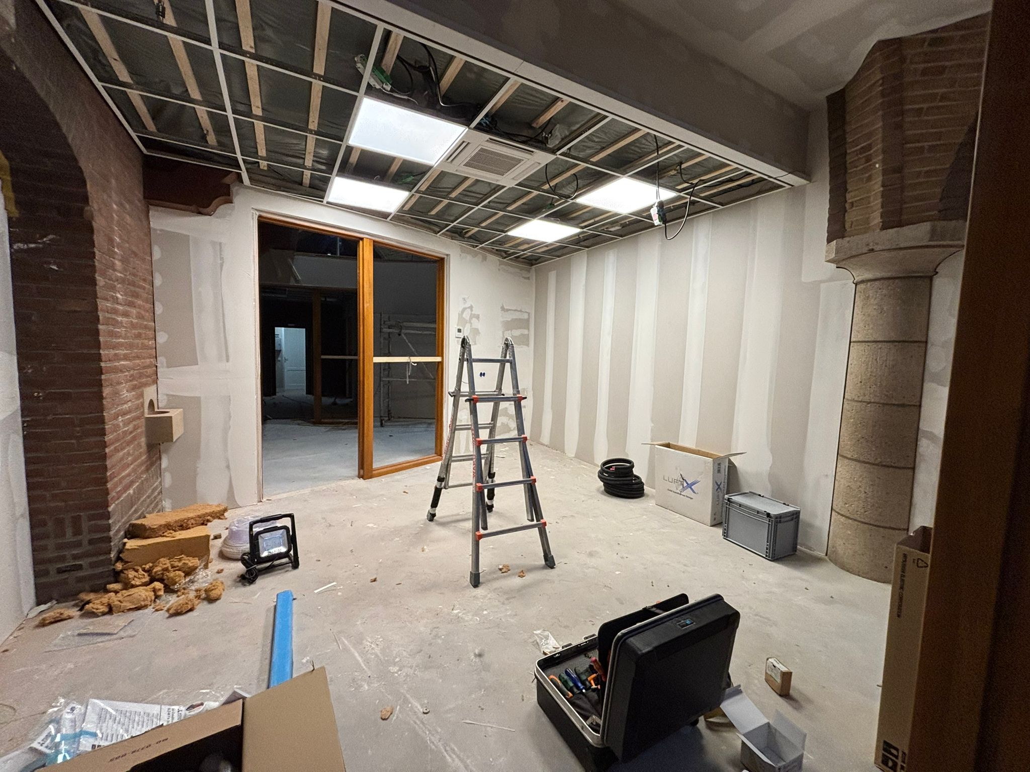 Een blik op de wachtruimte