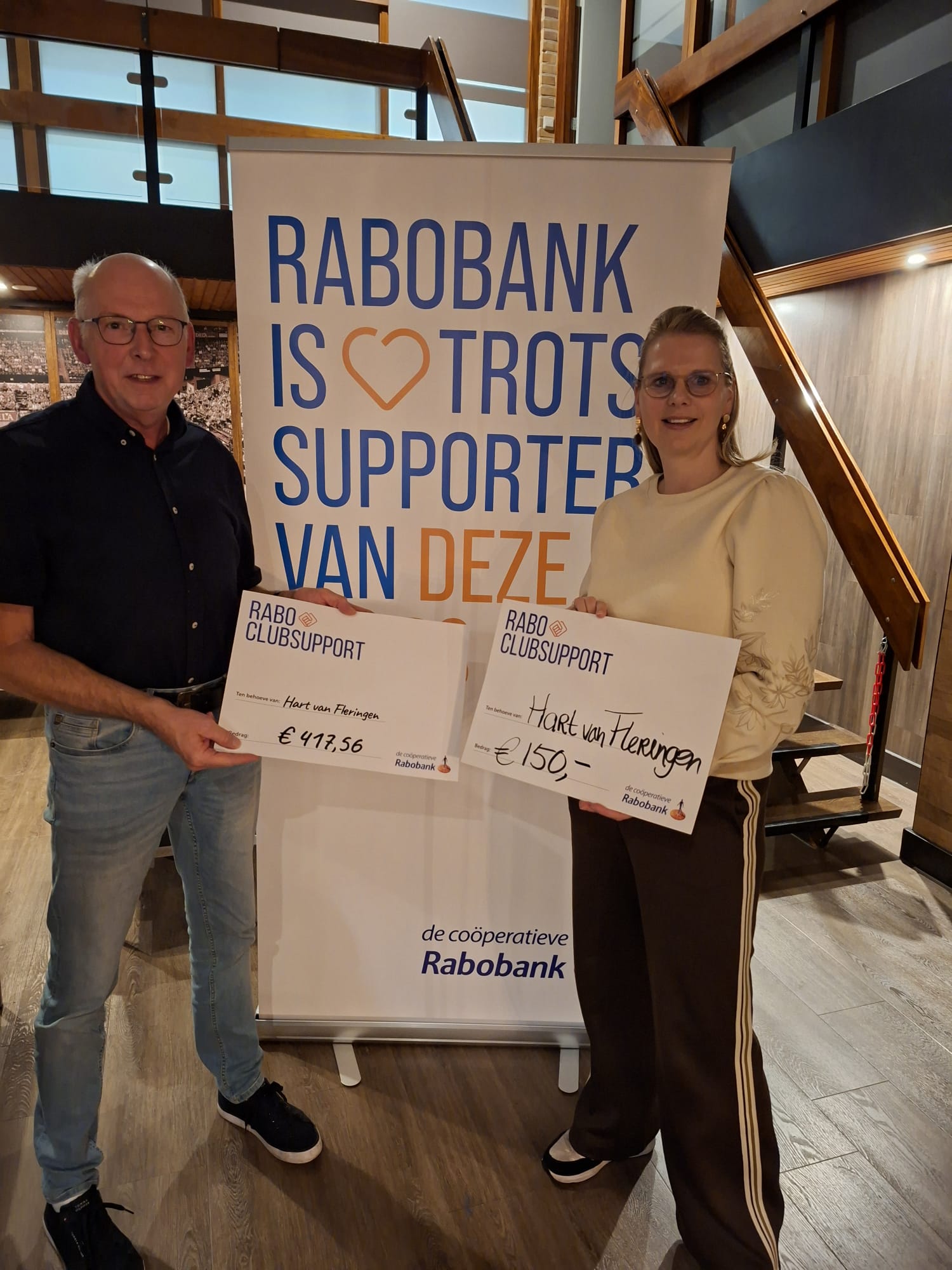 Hart van Fleringen ontvangt mooie bijdrage via Rabo ClubSupport 2026